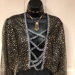 70s Vintage Sheer Crop Top